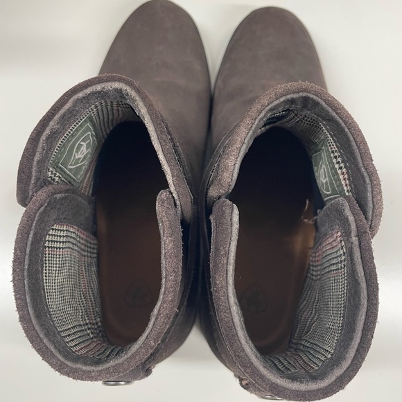 Ariat Ladies Charlie Waterproof Brown Ankle Boots Size 7 - Picture 5 of 7